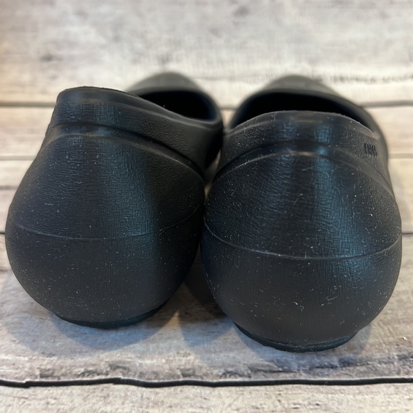 Crocs Patent Leather Toe Iconic Comfort Shoe Size 10 - Picture 3 of 5